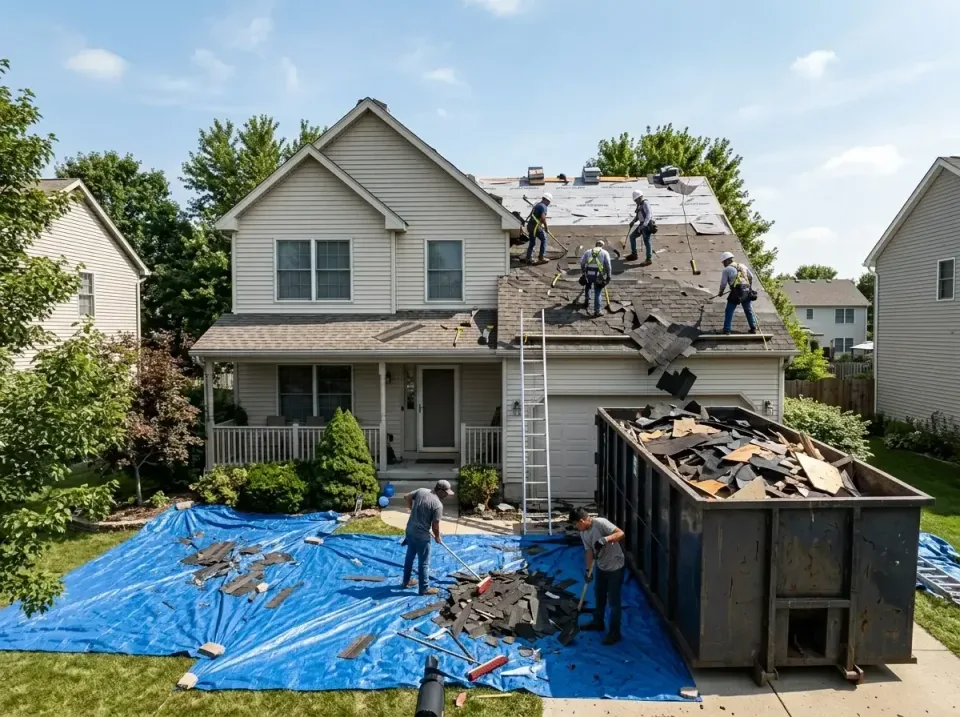roof-replacement-debris-remova-004 — frequently asked questions, Cheapest Dumpster Rentals in Tilton Northfield, NH